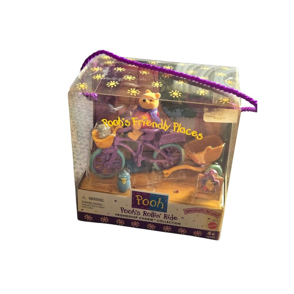 Poohs Rollin Ride Friendship Charm Collection Vintage 1999